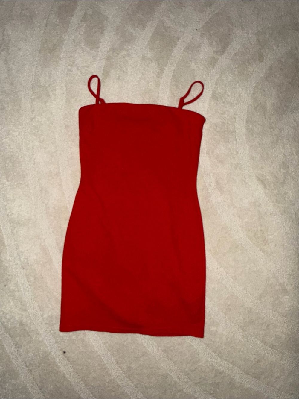 Windsor Red Spaghetti-Strap Mini Bodycon Dress